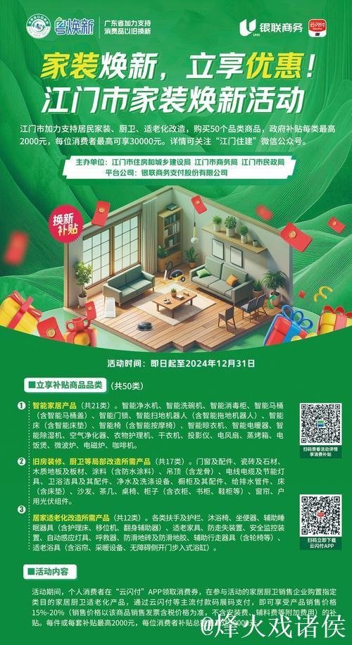 聚焦绿色、智能、适老!家装厨卫“焕新”补贴标准明确 聚焦绿色、智能、适老!家装厨卫“焕新”补贴标准明确